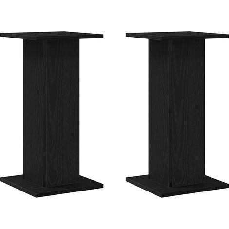 Supports de haut-parleur 2 pcs Chêne noir 30 x 30 x 60 cm CFW39488 (1/5)