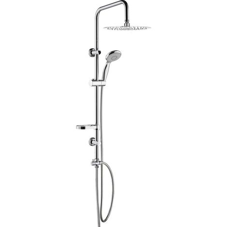 Set Colonna Doccia Smart Relax Tonda inox cromato (1/3)