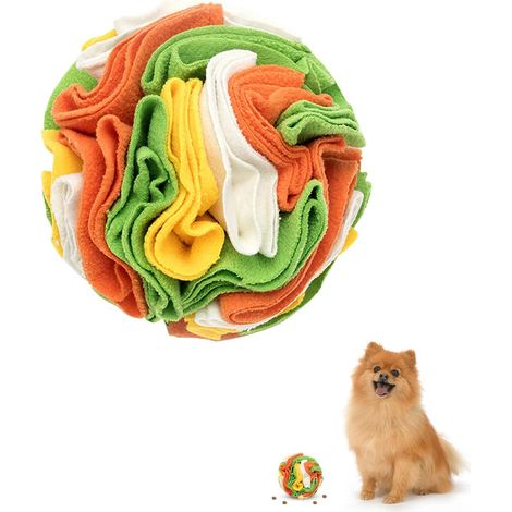 Tapis à renifler pour chiens, balle de jouet interactif pour chien, jouet puzzle pour chien, tapis d'alimentation pour chien, tapis de reniflage, encourage les compétences naturelles de recherche de (1/5)