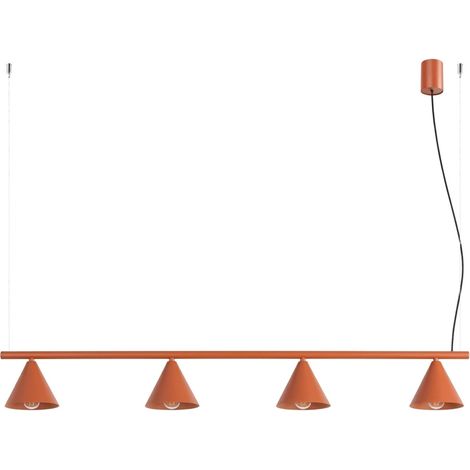 Sollux NOX Suspension Nox Bar, ocre rouge, 4 x E14 (1/2)