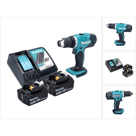 Makita DDF 453 RT Perceuse-visseuse sans fil 18 V 42 Nm + 2x batterie 5,0 Ah + chargeur (1/5)