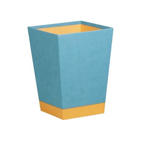 Rhodia 318827C poubelle Carré Simili-cuir Orange, Turquoise