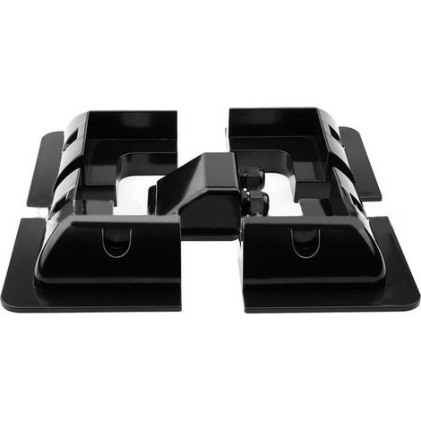 Kit di montaggio per pannelli solari in 5 pezzi, in plastica ABS, non richiede forature, resistente ai raggi UV, ideale per camper e imbarcazioni. (1/4)
