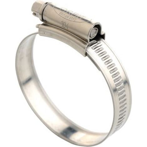 Collier de serrage pour tuyau, Hexagone fendu, Acier inoxydable 316, 120 140mm (1/2)