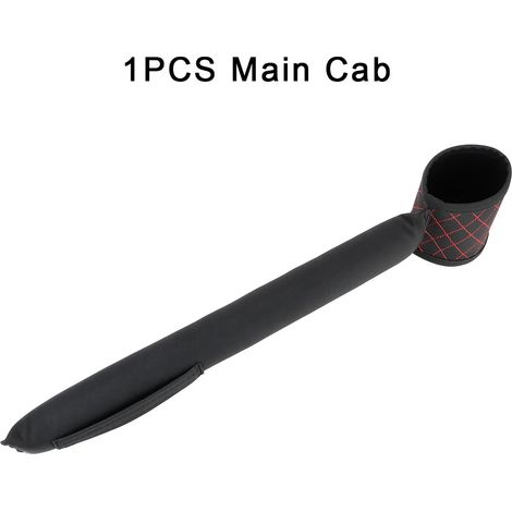 (Noir rouge A) Sac de rangement créatif pour voiture, poche de remplissage pour l'espace entre les sièges, rembourrage souple, coussin anti-fuite, bande PU, support pour téléphone, accessoires auto (1/5)