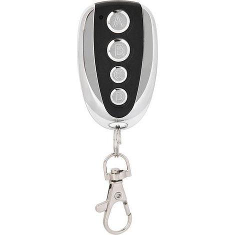 Télécommande Universelle 433MHz à Copier – 4 Boutons pour Portail, Garage, Porte Électrique & Volet Roulant, Compatible Codes Apprenants et Fixes (1/5)