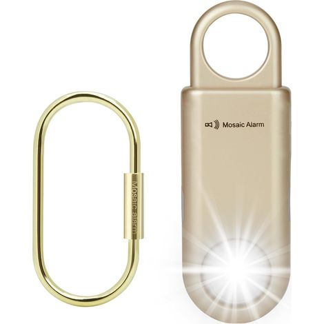 Rechargeable 135 DB Alarme de Sécurité Personnelle – Torche Ultra Brillante (1/5)