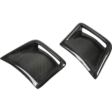 Cache de ventilation latérale de pare-chocs avant en fibre de carbone de remplacement pour STI WRX GRB Wagon 10e génération 2008‑2014 (1/5)
