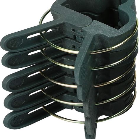 mumbi 100 x pinces à plantes, supports pour plantes, attaches pour plantes grande taille, jardin (1/5)