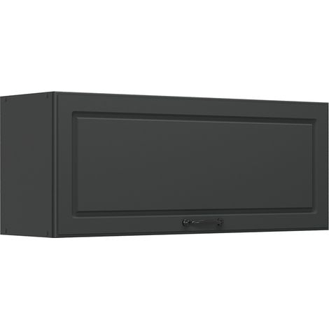 Hängeschrank R-Line, Anthrazit Landhaus/Anthrazit, 100 cm Flach, Vicco (1/5)