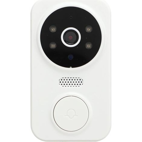 Sonnette vidéo intelligente avec caméra HD et panneau arrière intégré pour la sécurité de votre domicile.-AquaForge
