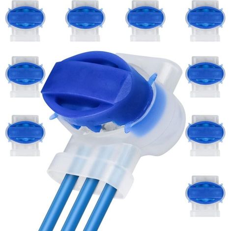 Connecteurs de Câble Remplis de Gel Résine, Lot de 10 Connecteur Robot Tondeuse pour Robot Tondeuses Automower Original Tondeuse à Gazon Jardin Extérieur Étanche