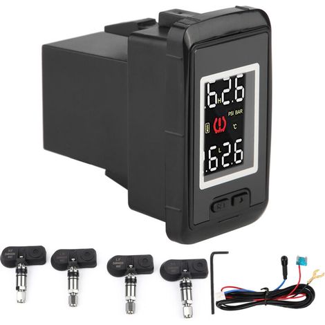 TPMS Tyre Pressure Monitoring System, Highly Accurate Real-Time Data Displayed on a Colour Screen for the Series (1/5)