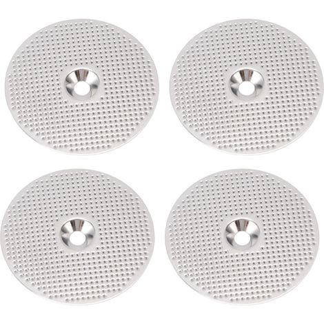Filtre à café rond en acier inoxydable réutilisable et antirouille, 52 mm, lot de 4 (1/5)