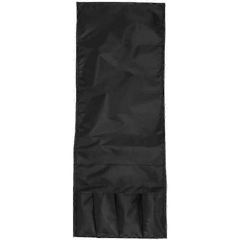 Organisateur de rangement multifonctionnel pour canapé, fauteuil et télécommande (noir) (1/5)
