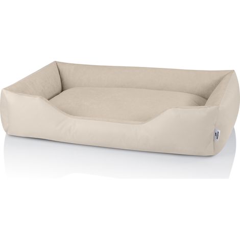 BedDog® ZARA colchón para perro, cama para perro, sofá, cesta para perro:3XL, LIGHT-SAND (beige claro) (1/5)
