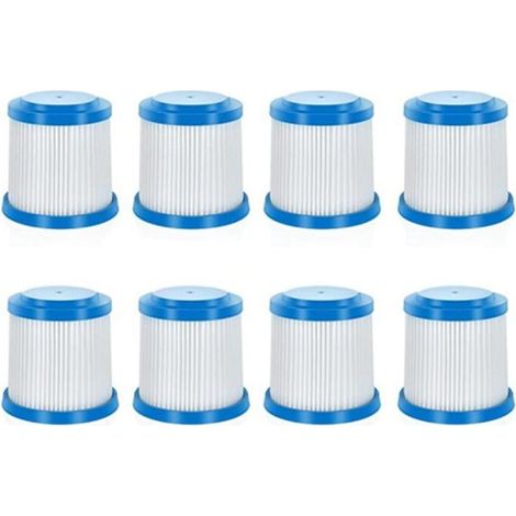 Lot de 8 filtres de rechange pour aspirateur Black & Decker VPF20. Accessoires pour aspirateurs domestiques.-AquaForge (1/5)
