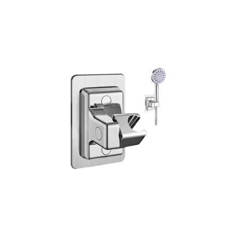 Nagelfreier Handbrausekopf, freistehende Dusche, verstellbar, Wandmontage, Duschkopfhalterung - Crezuo