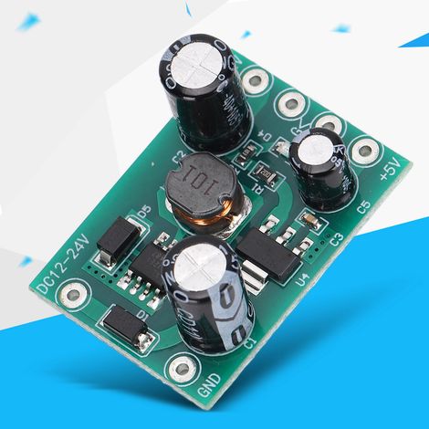 XH-M297 Schaltnetzteilmodul, nicht isolierte DC/DC-Leiterplatte, 12–24 V Eingang, 12 V/5 V Ausgang (1/5)