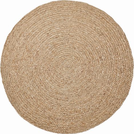 Round Jute Rug - Boho Bali - 120 CM - Yuri Natural (1/5)