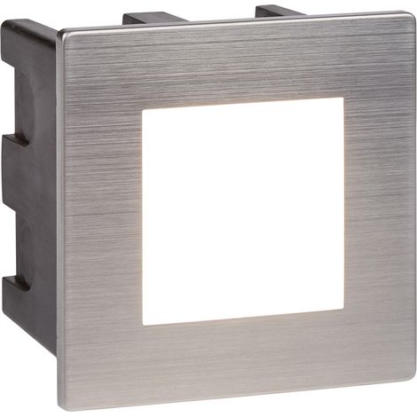 Faretto da incasso a LED lampada luce acciaio inox cromato percorso esterno illuminazione terrazza (1/2)
