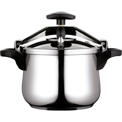 FAGOR Clásica Bombe 6 Olla Presión 6 Litros, Inducción, Express, Acero Inox. 18/10 Todas Cocinas, Fondo Termodifusor Plata (1/5)
