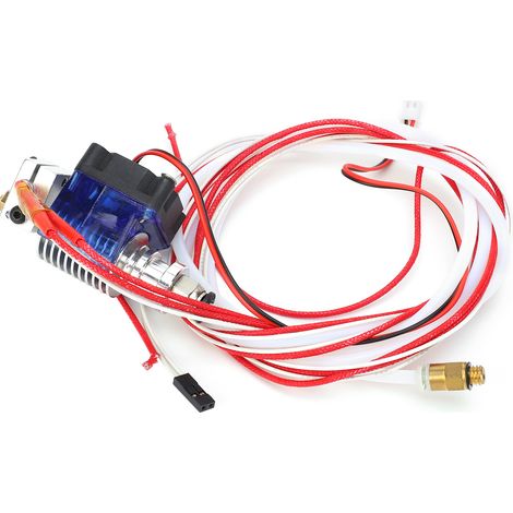 V6 3D-Drucker Hotend-Kit, Remote-Extruder, 0,4 mm Düse, 1,75 mm Filament, Anschluss, Ersatzteil, Komplettset, kompatibel. (1/5)