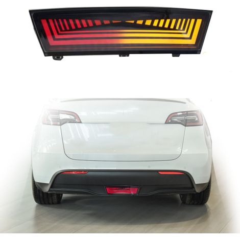 (Vidéo disponible) Kit de mise à niveau pour feux de navigation LED et clignotants arrière à 3 fonctions pour Tesla Model Y 2020-2023 (1/5)