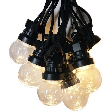 Guirlandes LED, Étanches, Design Connectable, Clair-a, Prise EU-c, 18M 25Ampoules-a (1/2)