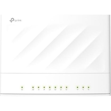 Router Wi-Fi AX1800 TP-Link con Ethernet Gigabit, doppia banda (2,4 GHz / 5 GHz), design bianco, modello EX230V B (1/4)