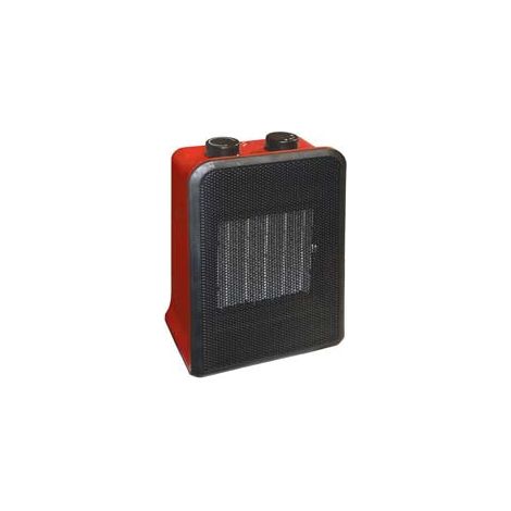 Aérotherme avec résistance céramique 1200/2000W - 17,5x13,5x26h cm.