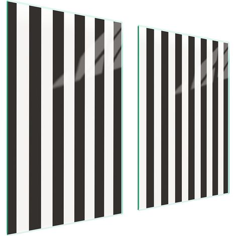 Plaque de protection en verre POUR la cuisine, 65 x 52 bandes (1/5)