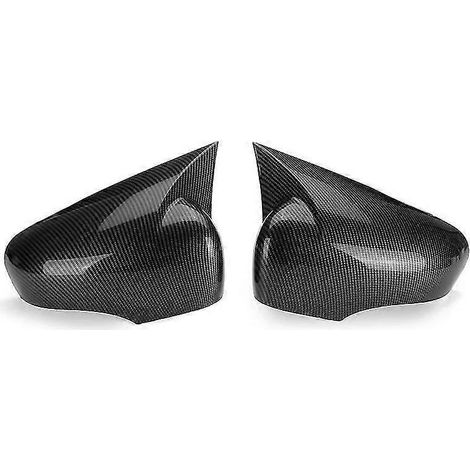 Paar Seitenspiegelkappen für Renault Clio 4 Mk4 / Zoe / Captur 2012–2019, Zubehör für Außenspiegel – Carbon-Optik
