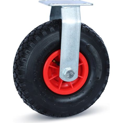 Roue fixe - MESO - Pneumatique - Jante plastique - 260mm - 125kg