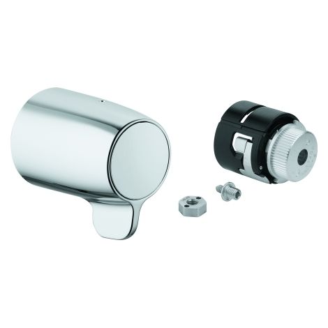 GROHE Temperaturwählgriff 49072, für Grohtherm Special Thermostat-Waschtischbatterie DN 15 mit Ellbogenhebel, Wandmontage, chrom (1/3)
