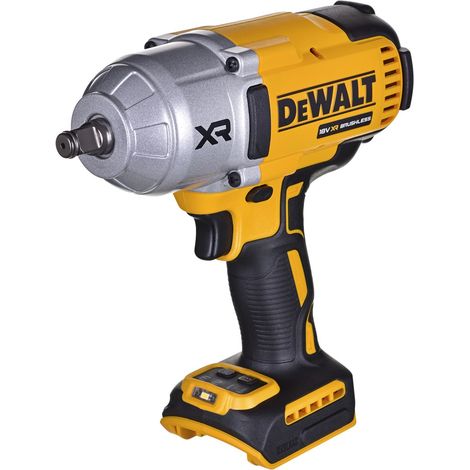 Dewalt – Clé à chocs sans fil 18V – Couple max 1396 Nm – Moteur sans balais – Éclairage LED – Pour boulons d'ancrage en béton