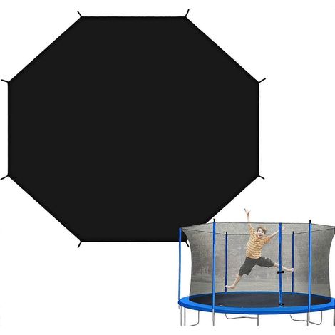Toile d'ombrage pour trampoline, tente pour trampoline de 2,4 m/3 m/3,7 m/4,3 m/4,8 m/4,8 m (1/5)
