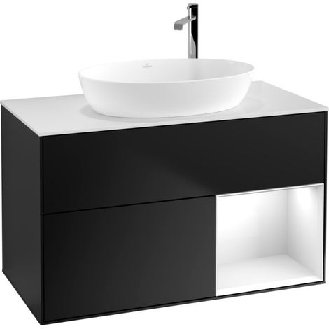 Villeroy & Boch F901GFPD Meuble sous-lavabo Finion F90 (1/2)