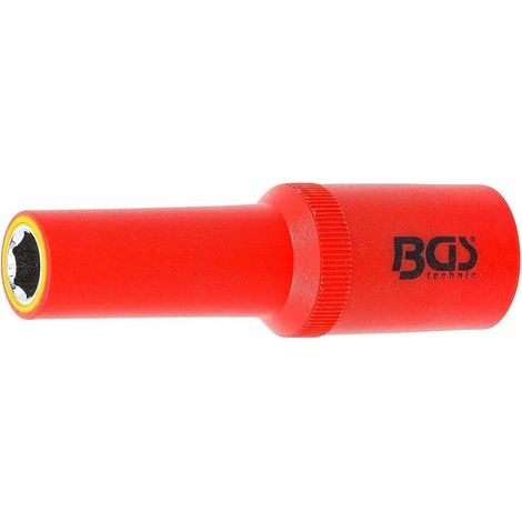 Douille pour Clé VDE Six Pans 12,5 mm (1/2) - 10 mm - Isolation Sécurisée et Précision, Pro, 1000 V - D-Work