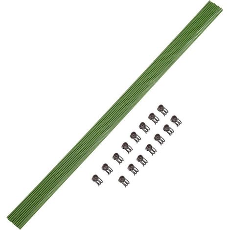 10pcs Fil de Support de Plante, Support de Cage de Plante en Plastique Pliable pour Jardin Fleurs Herbes Légumes (220324TW-3) (1/3)