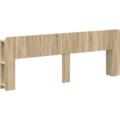 Maison Exclusive - Testata del letto Rovere Sonoma Legno ingegnerizzato