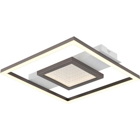 Deckenleuchte Deckenlampe Wohnzimmerlampe weiß LED 3D Effekt L 35 cm