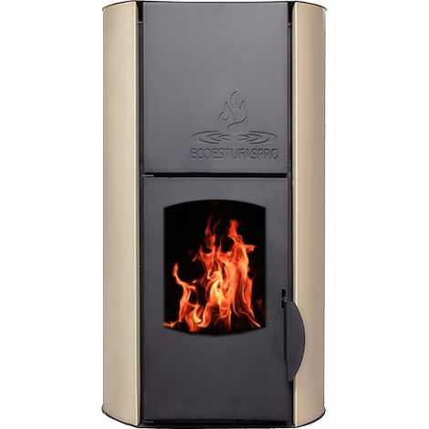 Hidroestufa de pellet Hydra 25 Marfil, 25kW hasta 200m4