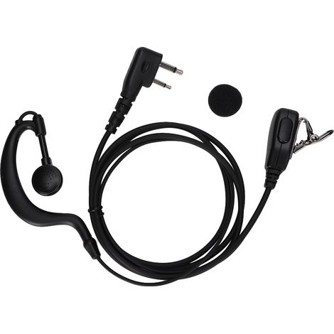 Casque K 120cm Noir avec Réduction de Bruit pour Talkie-Walkie Portable et Interphone Haute Définition (1/5)