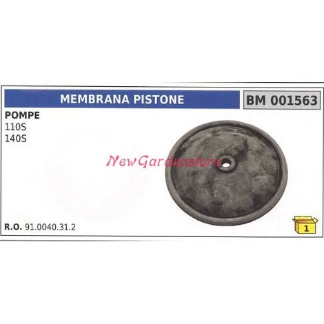 Membrana pistone UNIVERSALE pompa Bertolini 110S 140S 001563