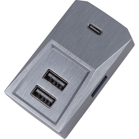 Hub USB pour boîte à gants Tesla Model 3 Y : multiport, transfert de données stable, remplacement pratique du support de voiture (1/5)