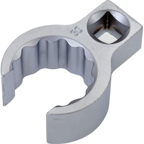 Hazet 848Z-30 Chiave Ad Anello, Doppio Esagono, Aperto, Argento, Attacco Quadro, Cavo, 12.5 mm 1/2 di Pollice (1/4)