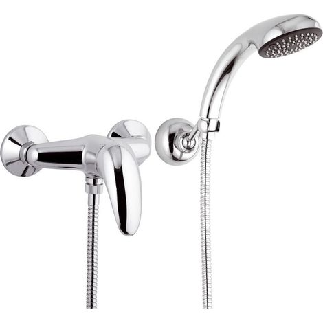 Rubinetto esterno doccia con doccia duplex e leva frontale - serie ten (1/3)