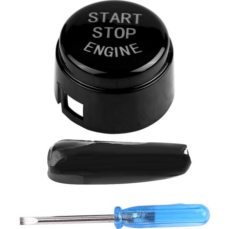 Bouton de démarrage moteur voiture pour BMW F30 Série 3, F Disk bas, sans Start&Stop, noir (1/5)