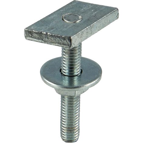 tecuro Hammerkopfschraube M8 x 40 mm für Montageschiene Typ 27/18 & Typ 28/30, Stahl verzinkt
